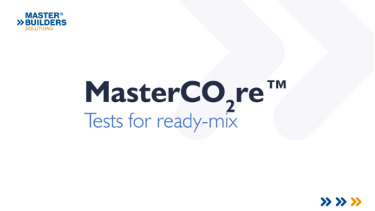 MasterCO₂re® Ready Mix Lab Video